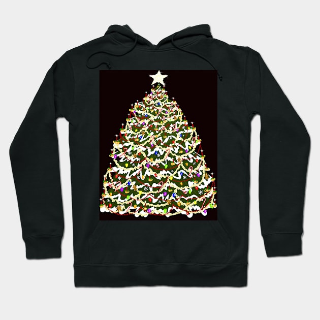 Nostalgic Christmas Tree Hoodie by MamaODea